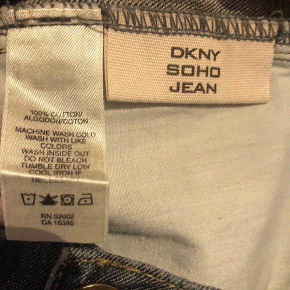 DKNY Jeans Authentic Size 30 Woman’s Blue Pants - Picture 7 of 11